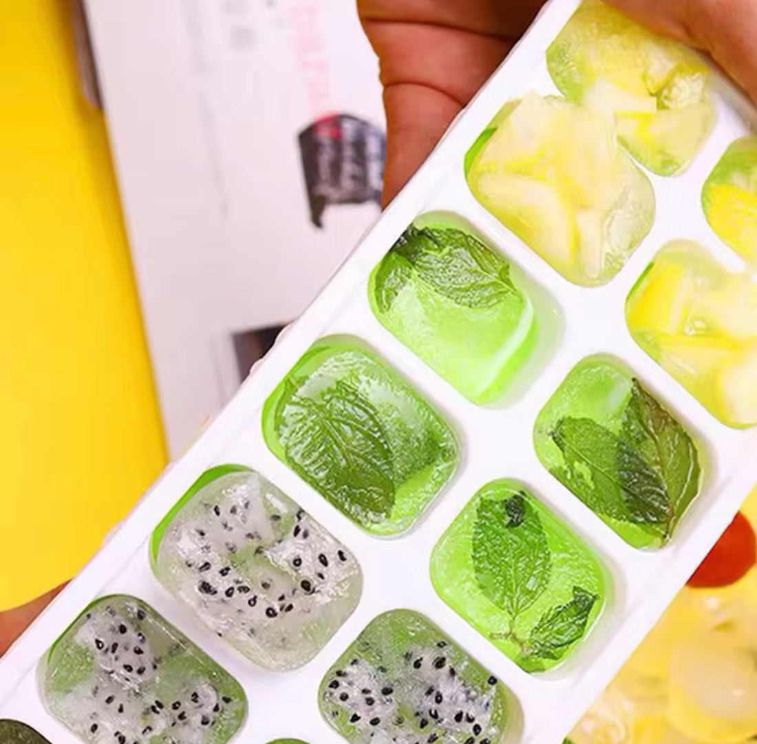 14 Grid Ice Cube Tray, Easy Release Mini Ice Cube Tray, Square Shape Ice Maker Ice Cube Tray