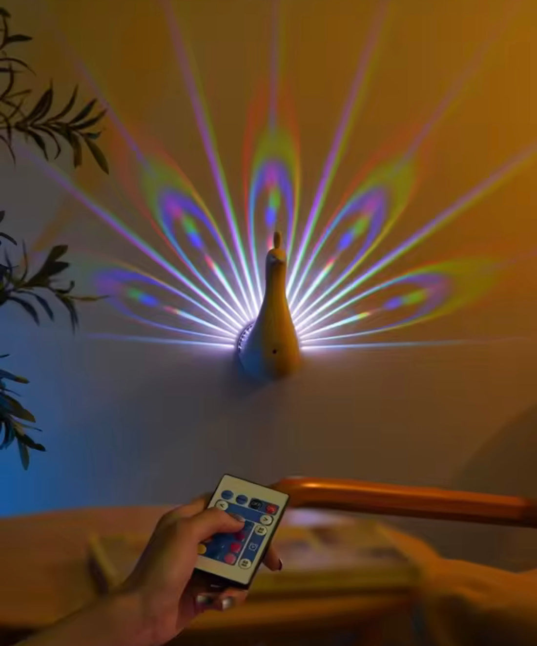 Peacock Star Projector Lamp, Magic Sky Peacock Projector, Kids Starry Night Projector, Little Dreamer Peacock Light