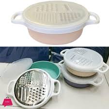 4-in-1 Multi-Functional Vegetable Grater With Storage Bowl | Stainless Steel Slicer, Shredder & Cheese Grater